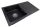 Casabe World MIRA single-bowl sink, black granite