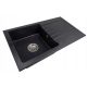 Casabe World MIRA single-bowl sink, black granite