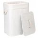  Gockowiak 80l freestanding laundry basket, white