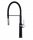 Black kitchen faucet Luccio above