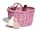  Fahrradkorb Wicker Shop MKNR01ROZ 15x20 cm powder pink