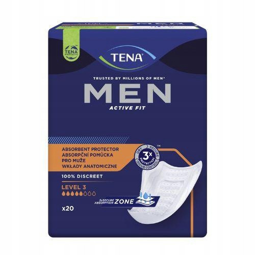  Tena Men Active Fit Level 3 pads 20 pcs.