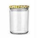 Food container 440 ml glass jar with screw cap