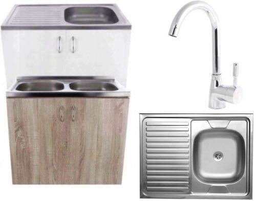 Kuchinox single bowl sink, steel + 2 more products