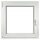 PVC window 100 x 100 / 1000 x 1000 Ru/L White