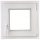 PVC window 500 x 500 mm RU white