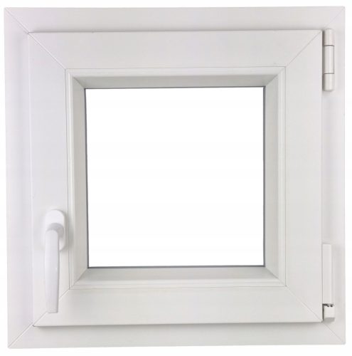 PVC window 500 x 500 mm RU white