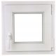 PVC window 500 x 500 mm RU white