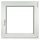 PVC window 800 x 800 mm RU white