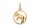  Golden Gold Ram Pendant