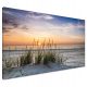 Images sur le mur, tableau sur toile, plage, mer, coucher de soleil, 100x70