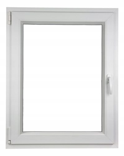 PVC window 60 x 80 / 600 x 800 RU/L white 24H