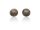  Your Jewelry K-142-A silver earrings, round, with flint, 1 cm