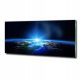 Pictures on the wall Large glass photo painting Planet Earth 125x50