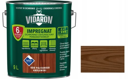 Vidaron V08 Wood Impregnation Royal Rosewood 9 l