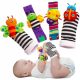  teething ring, glove + baby rattle socks