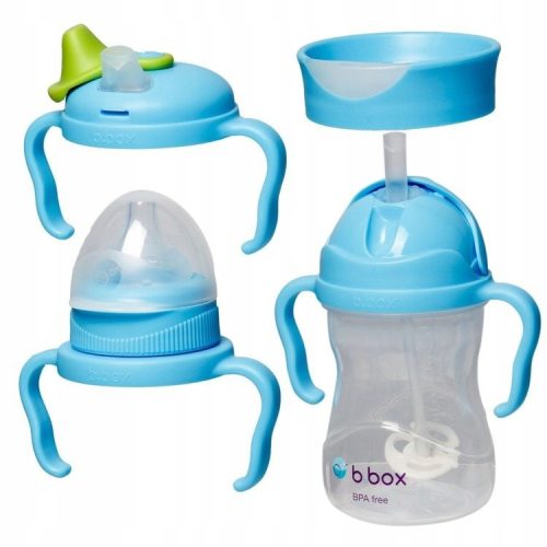  B.box 4in1 set of cups and mouthpieces 240 ml blueberry