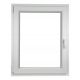 PVC window 80 x 100 / 800 x 1000 Ru/L White