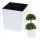  Flowerpot Grando 40 cm x 40 x 40 cm, diameter 40 cm, plastic white