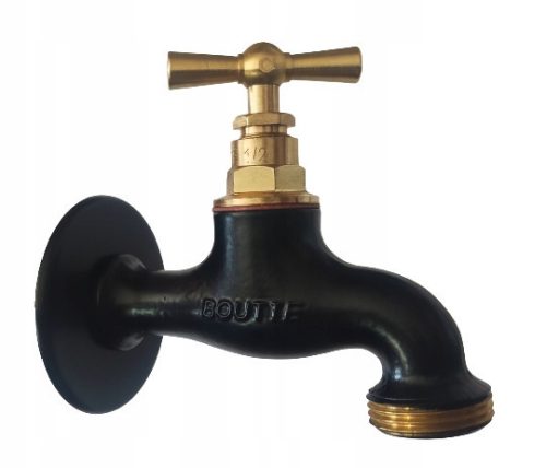  Faucet AQUAMOS MATT BLACK + ROSETTE