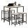  SoBuy rectangular set for 4 people