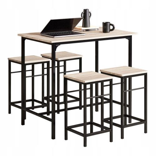  SoBuy rectangular set for 4 people