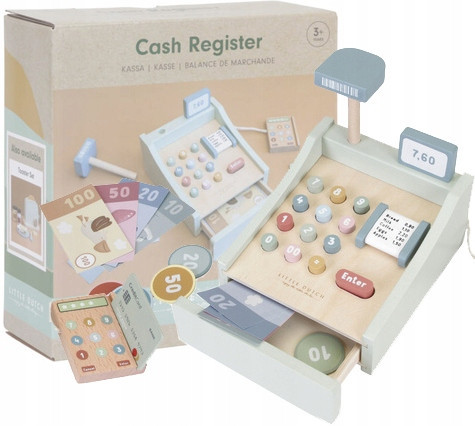  Little Dutch Wooden Cash Register for Kids