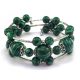  JeraNet Malachite Bracelet 16 cm Green