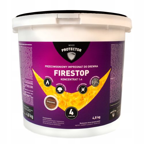 DEKSPOL fire protection concentrate brown 4.8 kg