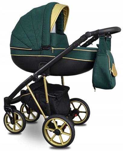  Babe Boss Deep Stroller Fabero Stroller Black Gold Navy Blue Green Graphite