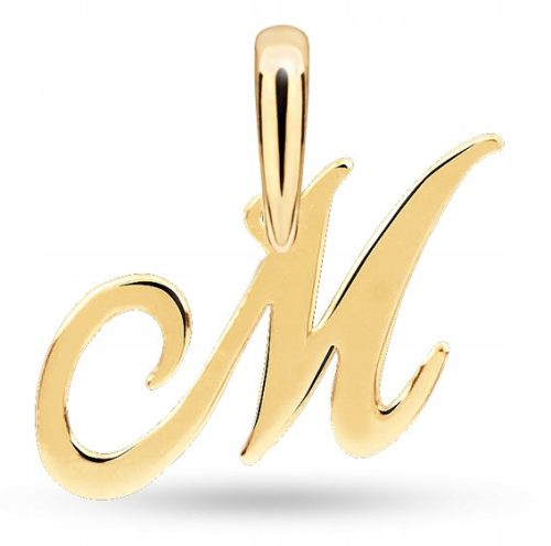  GOLDEN FASHIONABLE PENDANT LETTER M 585