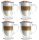 Glasses and Cups Vialli Design Cappuccino Glasses 250 ml 4 pcs.