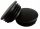 Plugs and caps for gates and fences Pipe plugs diameter 75, 20 pieces, BLACK