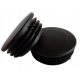 Plugs and caps for gates and fences Pipe plugs diameter 75, 20 pieces, BLACK