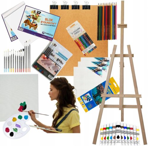  Large PAINTING SET for children + EALS + COLORS