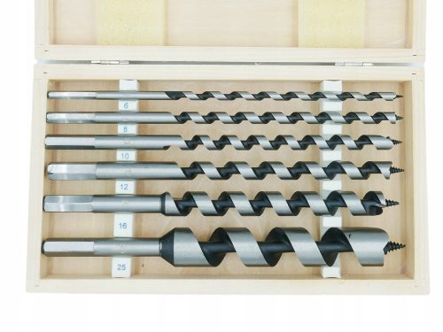 WOOD DRILL SET 230 mm DRILL BIT 6-25 mm 6-piece