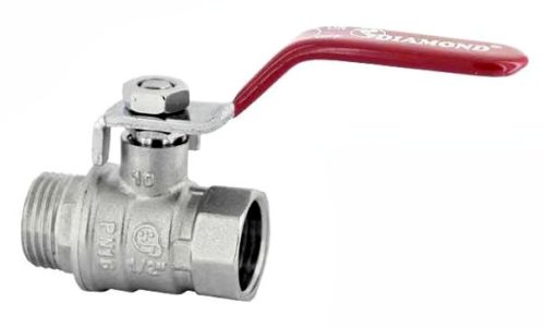  BALL VALVE 1 inch W/W Handle nipple valve 1" WZ