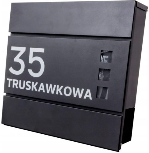 Domino mailbox, black