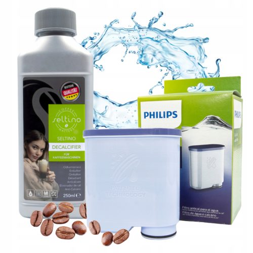  AquaClean FILTER for PHILIPS SAECO CA6903 Espresso Machine + DESCALING