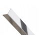 ANGLE SILVER SILVER SHINY METAL CORNER BAR 2 cm x 2 cm