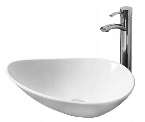  Asymmetrical countertop washbasin Mexen Lorena