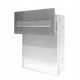 Mailbox and letterbox Joniec silver