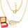  Euphoria chain Ł452 silver gold-plated wing 45 cm