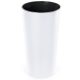  Flowerpot Lamela 25 cm x 25 x 47 cm Diameter 25 cm Plastic white