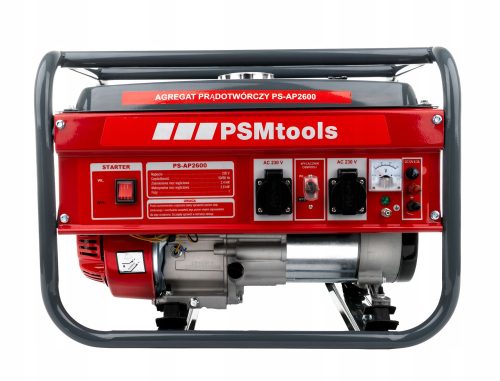 Single-phase generator PSMtools 2600 W petrol