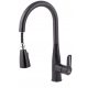 Premium faucet, floor-standing kitchen faucet, premium faucet, black