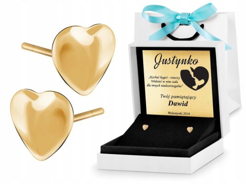  Murrano earrings ZK-104 golden hearts