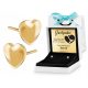  Murrano earrings ZK-104 golden hearts