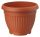  Form-Plastic flowerpot 40 cm x 40 x 31 cm diameter 40 cm plastic in orange tones