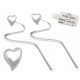  Fashionable SILVER HEART EARRINGS 925 Pull-on